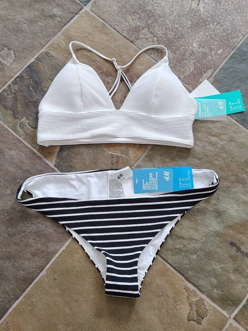 New H&M Swim Suit Bikini two pieces